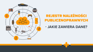 Grafika pokazująca połączenia technologiczne reprezentujące zbierane informacje
